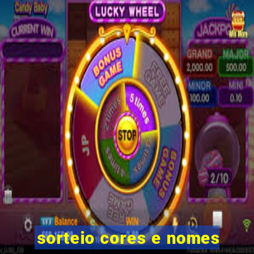 sorteio cores e nomes