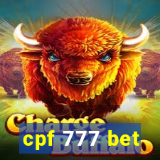 cpf 777 bet