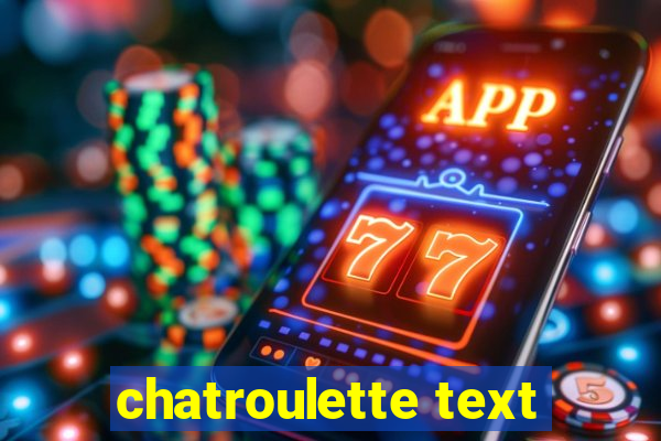 chatroulette text