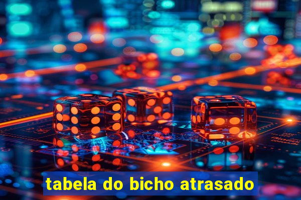 tabela do bicho atrasado