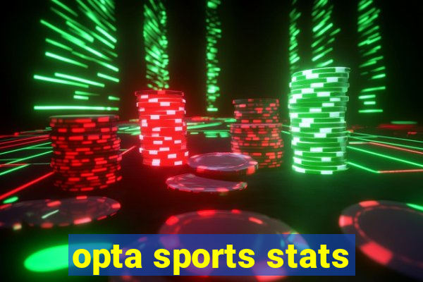 opta sports stats