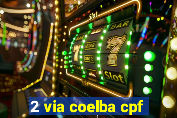 2 via coelba cpf