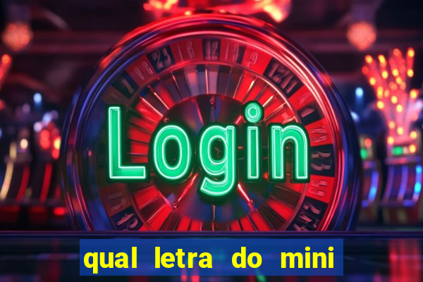 qual letra do mini dolar hoje