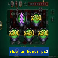 rise to honor ps2 iso pt br