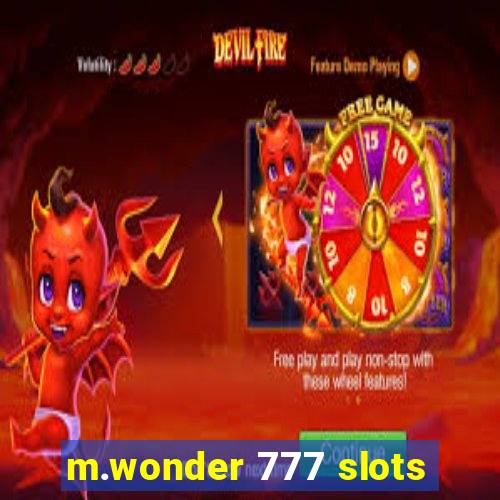 m.wonder 777 slots