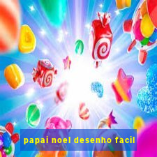 papai noel desenho facil