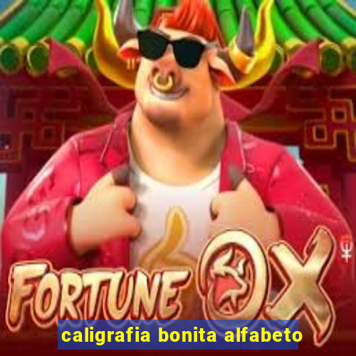 caligrafia bonita alfabeto