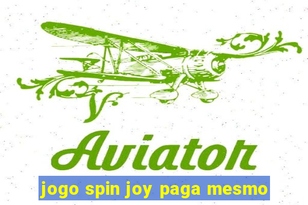 jogo spin joy paga mesmo